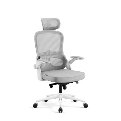 Scaun de birou ergonomic gri deschis Diablo V-Light Scaun de birou ergonomic gri deschis Diablo V-Light