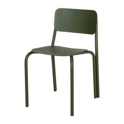 Scaun de grădină verde din metal Kei – noo.ma