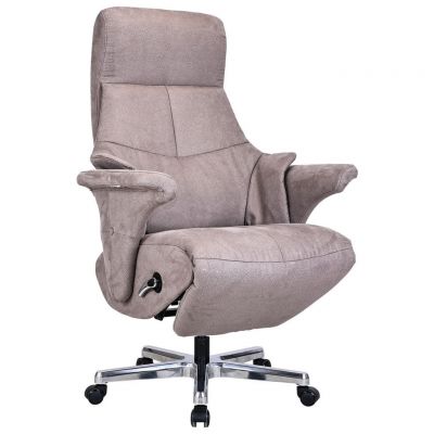 Scaun Directorial, țesătură, gri, culoare aluminiu