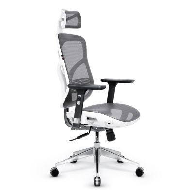 Scaun ergonomic Diablo V-Basic: alb-gri Scaun ergonomic Diablo V-Basic: alb-gri