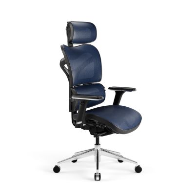 Scaun ergonomic Diablo V-Commander: Negru-Albastru Scaun ergonomic Diablo V-Commander: Negru-Albastru