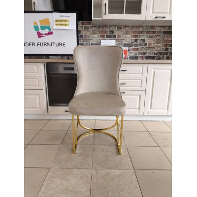 SCAUN MADISON 11 CREM/BEJ CU AURIU