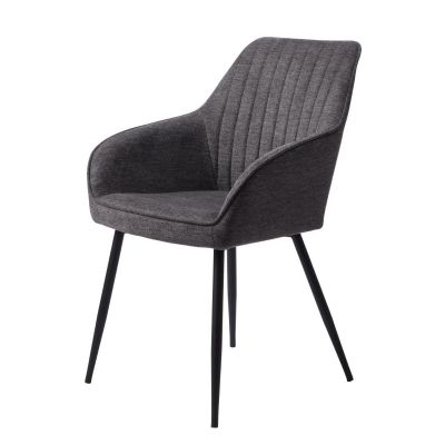 Scaun NOLAN STRIPE - Gri inchis