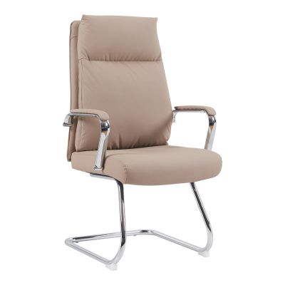 Scaun pentru vizitatori Siquel I, cappuccino, 58x62x105 cm