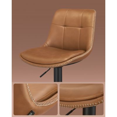 Set 2 buc. Scaune de bar Vasagle Maro 44x48x112 cm