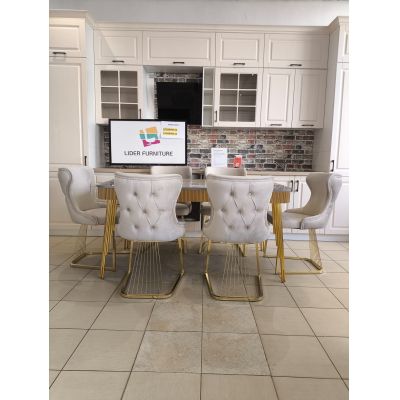 Set vega2 masa + 6 scaune