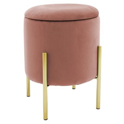 Taburet Creativity catifea 35x35x42 cm