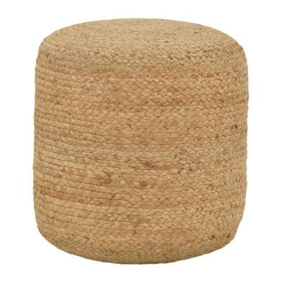 Taburet Ovious bej 100% iuta, 40x40x40 cm