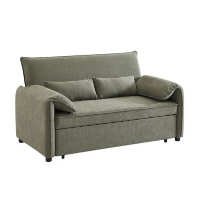 Canapea extensibila 3 locuri GIRADO 161 CM - Verde