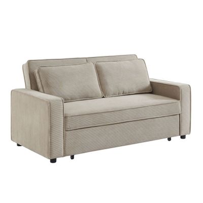 Canapea extensibila 3 locuri NABERO 172 CM - Beige