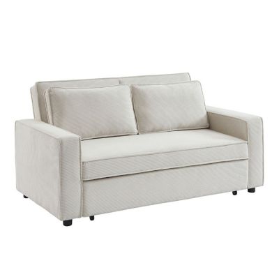 Canapea extensibila 3 locuri NABERO 172 CM - Cream