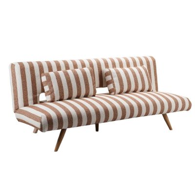 Canapea extensibila 3 locuri VERNADO 188 CM - Caramiziu