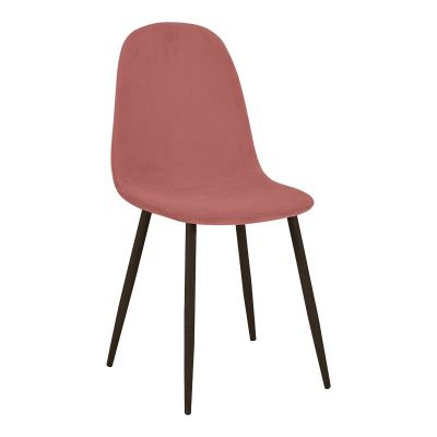 Scaun Bella, rotten apple/negru, 43.5x52x89 cm