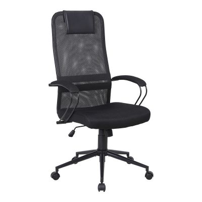 Scaun birou Lord I, Ergonomic, Negru, Structură Metalică, Neagră, 64x61x116-126 cm