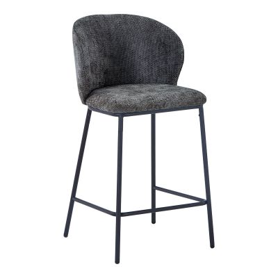Scaun de bar Karg, gri, 49x46x93 cm