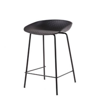 Scaun de bar NATY H64 CM - Negru