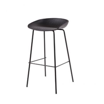 Scaun de bar NATY H74 CM - Negru