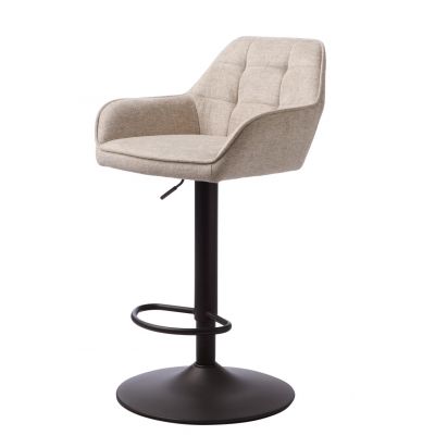 Scaun de bar NOLAN SQUARE H65/80 CM - Beige