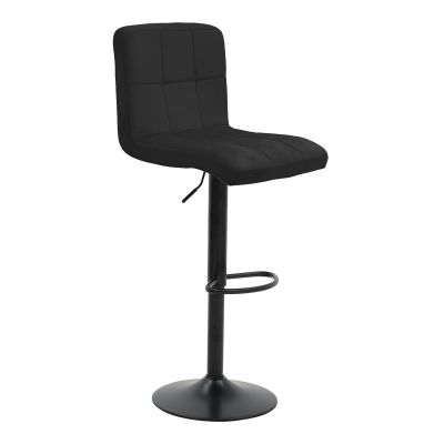 Scaun de bar Remina, negru, 44x44x112 cm