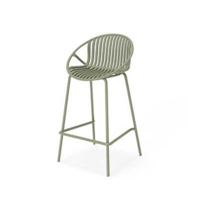 Scaun de bar TEVERE H64 CM - Verde