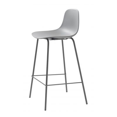 Scaun de bar ZELBRON H67 CM - Grey