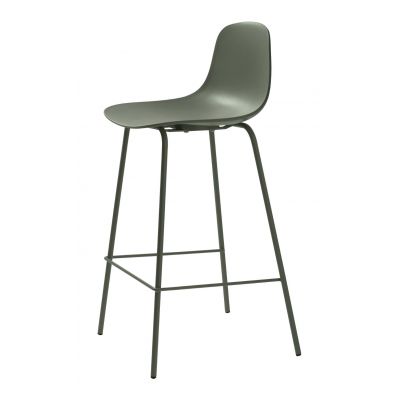 Scaun de bar ZELBRON H67 CM - Olive