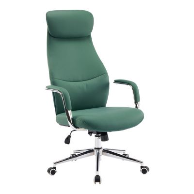 Scaun de birou ergonomic Ferka, Verde, 64x71x120-128 cm