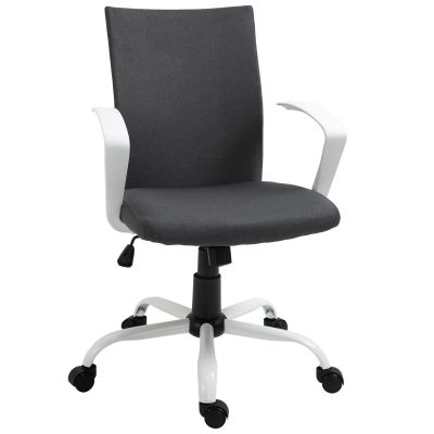 Scaun de Birou Ergonomic si Pivotant pentru Birou, Gri inchis