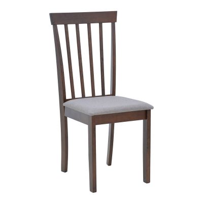 Scaun din lemn Houston, rubberwood, finisaj, nuc, 40x49x94 cm