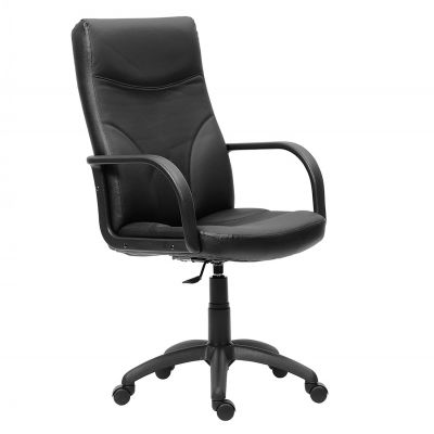 Scaun directorial ergonomic Riva pentru birou, reglabil, negru