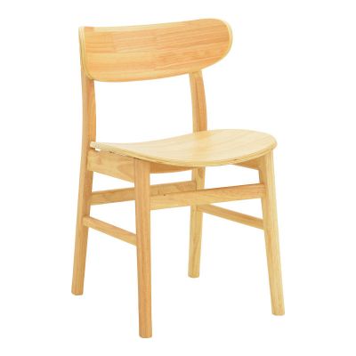 Scaun elegant cu lemn de cauciuc Lumnia, Lemn de Cauciuc, 46x50x76 cm