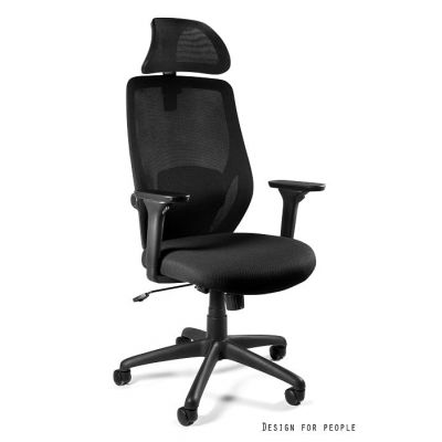 Scaun Ergonomic Chester negru, mecanism sincron