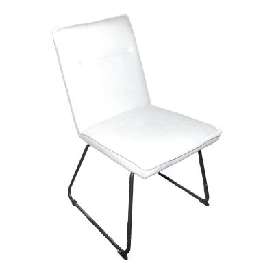 Scaun Essential bej cu tapiterie, neagra, 54x59x89 cm