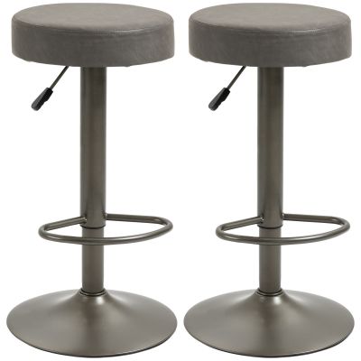 Set 2 Scaune Bar Pivotante  Reglabile 35 36 64-85 cm