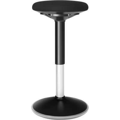 Taburet birou ergonomic, inclinare multidirectionala, rotativ 360A , reglabil pe inaltime 56-81 cm, negru
