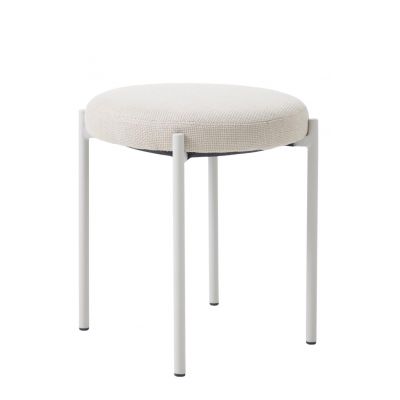 Taburet CETROM Ø43 CM - Cream