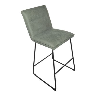 Taburet Essential din chaki, Negru, 53x64x107 cm