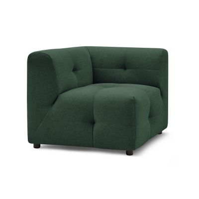 Șezlong verde închis (cu colț pe partea stângă) Kleber – Bobochic Paris