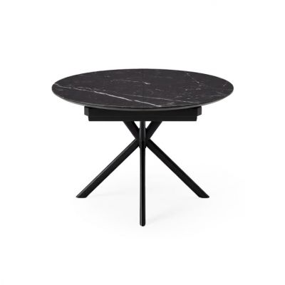 Masa extensibila UPSALO W/B/G 100(140)/120(170) x 100/120 CM - Negru / 120(170)x120cm