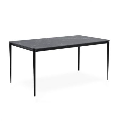 Masa MELBORN W/B/G 140/160/180 x 90 CM - Negru / 140x90cm