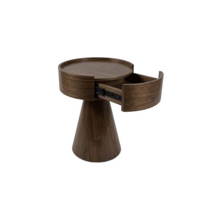 Noptiera MENTON Ø40 x 51 CM - Maro