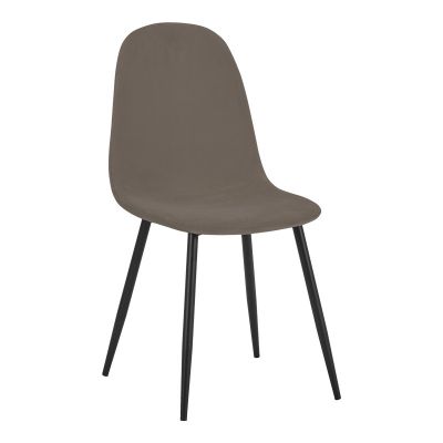 Scaun Bella, gri-maro/negru, 43.5x52x89 cm
