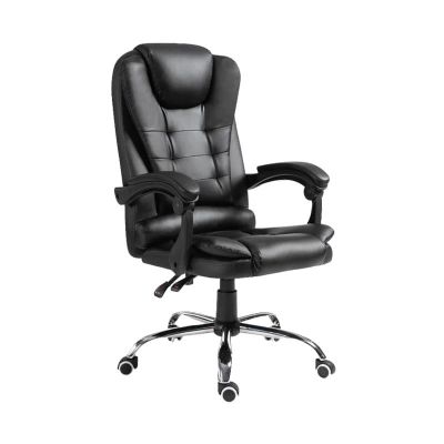 Scaun birou manager Benett pakoworld negru pu 62x48x110cm Scaun birou manager Benett pakoworld negru pu 62x48x110cm