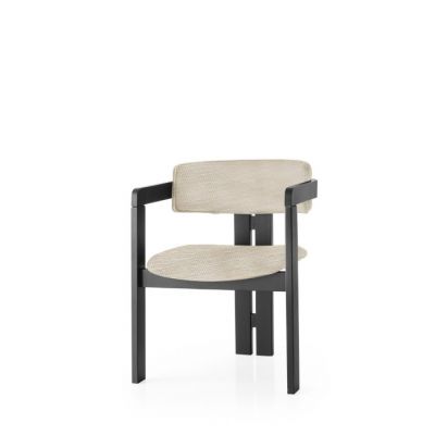 Scaun CO, gri deschis + negru, 58x49x76 cm