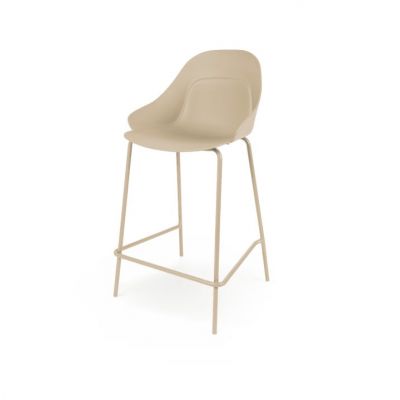 Scaun de bar ABARON H67 CM - Beige