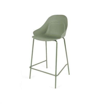 Scaun de bar ABARON H67 CM - Verde