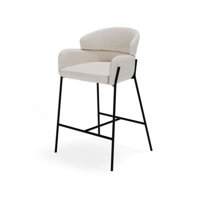 Scaun de bar BERGIN H65 CM - Beige