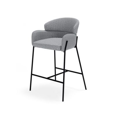 Scaun de bar BERGIN H65 CM - Grey