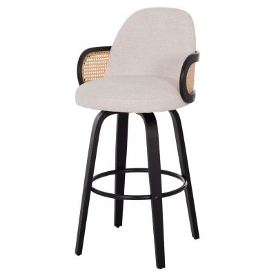 Scaun de bar rotativ LONTA H72 CM - Beige