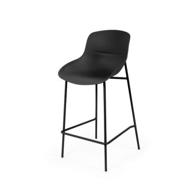 Scaun de bar VAIAN UNI H66 CM - Negru